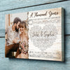 Couple Favorite Song Lyric Anniversary Personalized Canvas