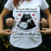 For Expecting Mom Ultrasound Mommy Snuggled Personalized T-shirt