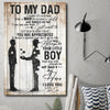 You Are My Hero Canvas Gift For Dad From Son