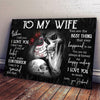 To My Wife I Love You Sugar Skull Canvas Meaningful Gift For Wife
