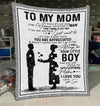 Always Be My Loving Mother Blankets Gift For Mom From Son