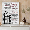 I Say I Love You Meaningful Canvas Personalized Gift For Mom