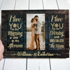 Couple Husband Wife Wedding Anniversary I Love You Personalized Canvas