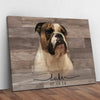 Personalized Dog Memorial Passing Pet Loss Frame Portrait Photo Canvas