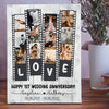Couple Anniversary Wedding Wife Husband Love Personalized Canvas