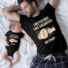Like Father Like Daughter Baby Onesies Personalized Gift For Dad And Daughter