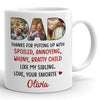 93228-Father&#39;s Day Dad With Sibling And Favorite Kid Personalized Image Mug H3
