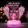94982-Dog Mom Gift Memorial Pet Don&#39;t Cry For Me Personalized Night Light H3