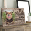 Personalized Dog Memorial Passing If Love Could Have Saved You Canvas