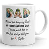 93518-Father&#39;s Day Daughter Punch Him And Go Find Dad Personalized Image Mug H3
