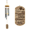 Lived Forever Personalized Dog Pet Memorial Wind Chimes - Family Panda