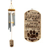 Your Wings Personalized Dog Pet Memorial Wind Chimes - Family Panda