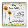 Soul Sister I Love You BFF Sunflower Meaningful Personalized Necklace