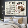 Anniversary Wife To My Wife When I Tell You Personalized Poster
