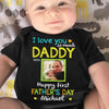 I Love You So Much Daddy Baby Onesie Personalized Father&#39;s Gift