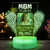 Mom Heaven Is A Beautiful Place Memorial Gift Personalized Night Light
