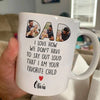 Say Out Loud Favorite Child Funny Mug Personalized Photo Gift For Dad