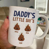 Dad&#39;s Little Shit Mug Personalized Father&#39;s Day Gift For Dad