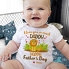 I Love You So Much Daddy Baby Onesie Personalized Father&#39;s Day Gift
