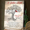A Fallen Limb Memorial Canvas Personalized Gift For Loss Of Dad Mom