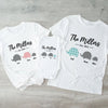 New Parents Dad Mom Baby Family Matching Personalized Shirt &amp; Onesie
