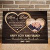 Parents Anniversary Mom And Dad We Love You Personalized Canvas - Family Panda