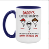 We Used To Live In Your Balls Personalized Father&#39;s Day Mug For Dad