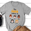 This Awesome Papa Belongs To Kids T-Shirts Personalized Gift For Grandpa