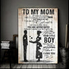 Always Be My Loving Mother Canvas Gift For Mom From Son