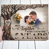 Wife Husband A Life We Loved 5th Anniversary Personalized Canvas