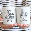 Wife Husband Couple Best F Husband Funny Personalized Mug