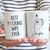 Wife Husband Couple Best F Wife Funny Personalized Mug