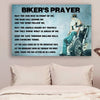 Biker&#39;s Prayer Thank You For Letting Me Be A Biker Cool Biker Poster