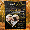 Gift For Him You Are The Love Of My Life Personalized Fleece Blanket