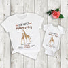 Personalized Our First Mother&#39;s Day Mommy And Me Shirt Giraffe Matching Shirt