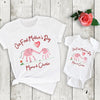 Our First Mother&#39;s Day T-Shirts Personalized Gift For Mommy And Me