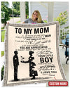 Personalized Gift For Mom I Will Always be Your Little Boy Blanket