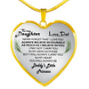 To My Daughter Daddy&#39;s Little Princess Necklace Meaningful Gift For Daughter From Dad