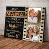 Best Mama Ever Meaningful Canvas Personalized Gift For Mom