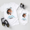 Our First Father&#39;s Day Personalized Matching Shirt Onesie for New Dad